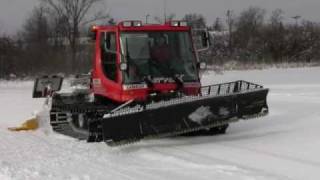 Trail Grooming Lake Hayward  Feb 3 2010 [upl. by Kunz184]