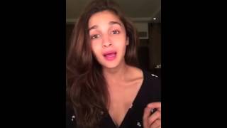 Alia Bhatt singing Bol Na song from Kapoor And Sons [upl. by Yztim]