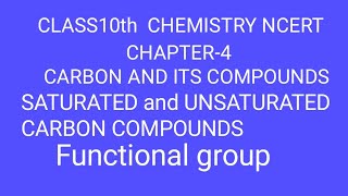 Class10th Chapter4 NCERT Carbon and its Compounds Versatile nature of carbon [upl. by Aloin]