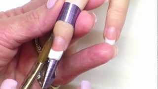 NAILS Troubleshooter Acrylic PinkandWhite  Part 1 of 3  Applying White Acrylic [upl. by Lilak906]