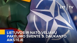 Lietuvos ir NATO vėliavų pakėlimo šventė S Daukanto aikštėje  20240329 [upl. by Friedberg]