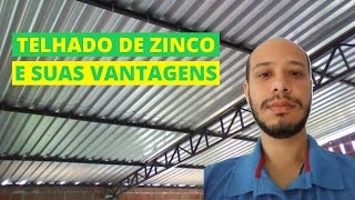 TELHADO DE ZINCO E SUAS VANTAGENS  TELHA GALVANIZADA [upl. by Riba]