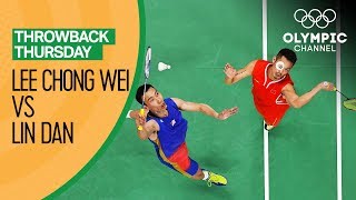 Badminton SemiFinals Lee Chong Wei vs Lin Dan  Rio 2016 FULL Replay  Throwback Thursday [upl. by Ashby]