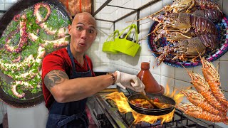 SEAFOOD HEAVEN in Essaouira Morocco  MOROCCAN SQUID SARDINE TAGINE  STREET FOOD TOUR IN ESSAOUIRA [upl. by Auhel265]