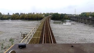 New Coastal Pacific Train 2014  Part 1  from the Drivers Cab and Open Air Observation Carriage [upl. by Humpage93]