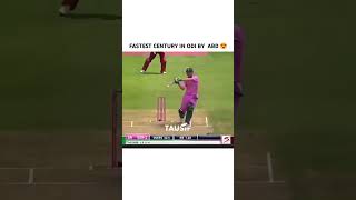 Ab de Villiers Fastest Century 🥶🔥short cricket viratkohli trending [upl. by Nelak]