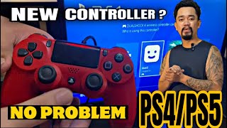 Eto detalyado  Paano mag connect ng BAGONG BILI na extra CONTROLLER for PS4PS5 CONSOLE [upl. by Ahsitnauq]