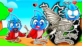 Shads BIRTH to SKELETON BIRD in Roblox Feather Family [upl. by Ulrick]