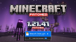 Minecraft 12141 patch Apk Download  Mcpe New Patch Download  mcpe 12141 Patch Apk ✨✨ [upl. by Mendie]