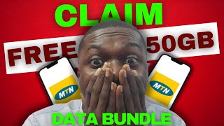 Latest MTN Data Cheat  Activate MTN Free 50GB Data Bundle [upl. by Hasina]