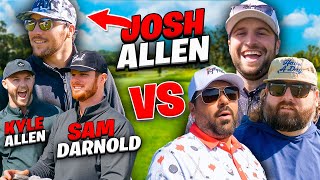 NFL QBS CHALLENGED US TO A MATCH Josh Allen Sam Darnold Kyle Allen [upl. by Ennaus]