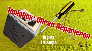 Toniebox Ohren Reparieren 🛠 Lautstärke und Tasten reagieren nicht austausch Anleitung 14 Steps [upl. by Adanar950]