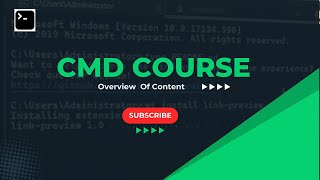 Overview to CMD Command Prompt  HINDI  CMD Course [upl. by Nyltac354]