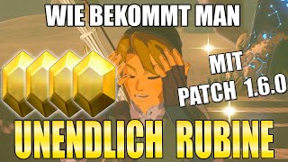 NEU Unendlich Rubine farmen  Patch 160 ► 70000 Rubineh  Zelda Breath of the Wild [upl. by Tija]