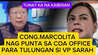 CONG MARCOLITA NAG PUNTA SA OFFICE NG COA MAY IBINUNYAGpilipinas vpsaraduterte [upl. by Elletnohs]