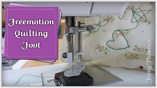 How to Use a Quilting Foot by Babs at Fiery Phoenix [upl. by Pebrook892]