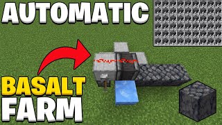 Minecraft 121 Automatic Basalt Farm [upl. by Aleyam647]