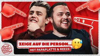 Wer hat den HÖCHSTEN Kontostand🤑  ZEIGE AUF DIE PERSON👈👆👉 mit Papaplatte amp Reeze [upl. by Tabbi]