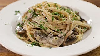 Creamy Mushroom Pasta Recipe [upl. by Nitsuga]