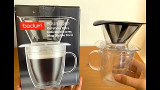 Bodum Pour Over Coffee Dripper Set Review [upl. by Demetre]