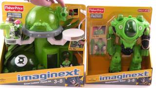 Green Lantern Imaginext Robot amp Planet OA [upl. by Annek]