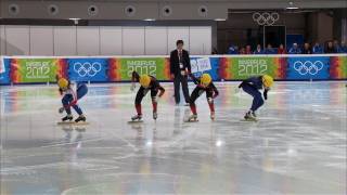 Shim Suk Hee speeds to victory  Innsbruck 2012 Womens 500m Speed Skating [upl. by Kosak]