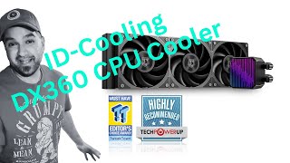 This is my Honest Review of the ID Cooling DX360 CPU Cooling Fan [upl. by Eisus]