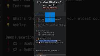 Your Windows 11 Password is NOT safe endermanch windows microsoft [upl. by Isabeau]