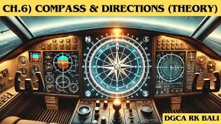 Chapter 6  Compass and Directions  Air Navigation  RK BALI  aviation dgca cdmvt viralvideo [upl. by Aihsekram]