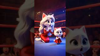 Cute Kitten of Cat takes Revenge for Father cat cutecat catlover [upl. by Drol]