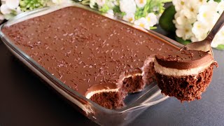 Incredibly delicious dessert very quick and easy no condensed milk it melts in your mouth [upl. by Buckels]