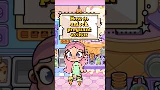 How to unlock pregnant avatar🌸💞💕💓 avatarworld tocaboca recs [upl. by Ybbed622]