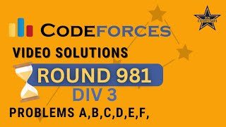 CCodeforces Round 981 Div 3 Post Contest Discussion by Viram Mehta [upl. by Lenard]