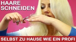 Haare selbst schneiden I selbst Stufen schneiden I DIY Tutorial zu hause wie ein Profi [upl. by Leuqcar670]