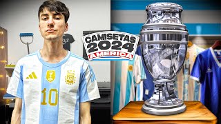 NUEVA CAMISETA de ARGENTINA  Copa América 2024 [upl. by Sarat]