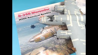 ICM 148 scale B26 Marauder part2 tape up review [upl. by Orrocos]