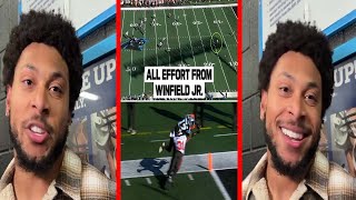 Antoine Winfield Jr Exclusive Media Talk amp Insane Effort of Saving A Touchdown🔥 [upl. by Ghiselin]