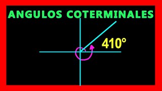 ✅👉 Angulos Coterminales ✅ Como Hacer Angulos Coterminales [upl. by Neliac]