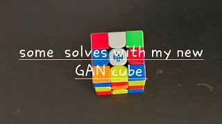 solving with my GAN CUBE [upl. by Brandyn]