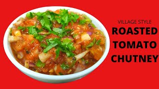 Roasted tomato chutney recipe  Bhune tamatar ki chutney recipe  Chutney recipe [upl. by Alegnaed483]