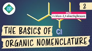 The Basics of Organic Nomenclature Crash Course Organic Chemistry 2 [upl. by Lennad]