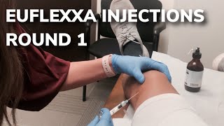 Euflexxa Injection Round 1  ACL Recovery [upl. by Josephina]