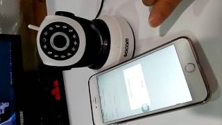 Video Manual or Instruction for Sacam Wireless IP Camera with app CamHi [upl. by Minnnie72]