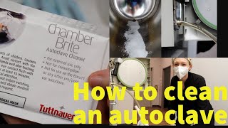 How to clean an Tuttnauer autoclave EASY [upl. by Niasuh]