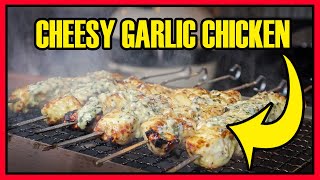 Garlic parmesan chicken skewers recipe [upl. by Windy493]