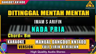 DITINGGAL MENTAH MENTAH  IMAM S ARIFIN KARAOKE DANGDUT ORIGINAL [upl. by Roxanna458]