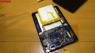 ЭЛЕМЕНТАРНОЕ замена аккумулятора Электронная книга WexlerBook T7206 BATTERY REPLACEMENT [upl. by Toland]