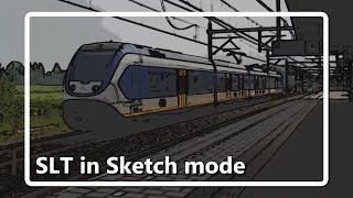 SLT komt langs station Abcoude sketch mode [upl. by Hansiain]