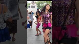 CLAUDIA KASANDRA parati baile viralvideo CUMBIA DANCE COMBO BAILECALLEJERO [upl. by Asylla985]