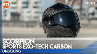 Scorpion Exo Tech Carbon  Prova e Unboxing del Modulare PREMIUM al prezzo di un LOW COST o quasi [upl. by Dannie]